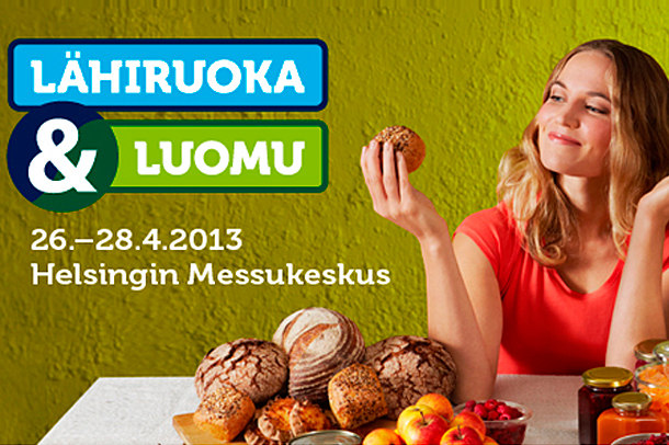 Lähiruoka & Luomu -messut Helsingin Messukeskuksessa .2013